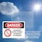 Signmission Hazardous Waste Storage Flammable No Smoking Danger Sign, Plastic, 10in W x 7in L, 2PK OS-2PACK-DS-P-710-L-1322 - alternate 4